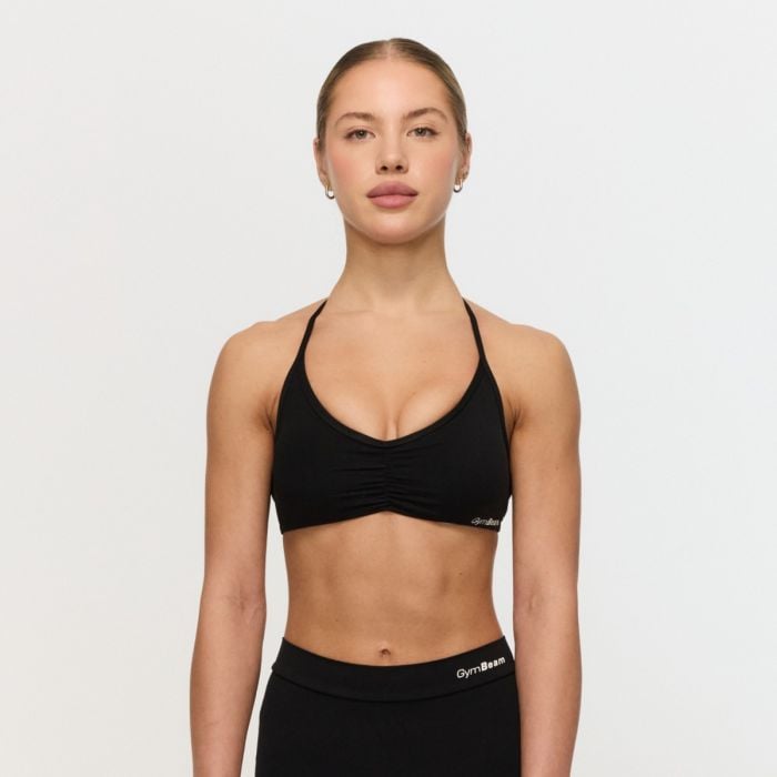 GymBeam Športová podprsenka Fierce Black  XS