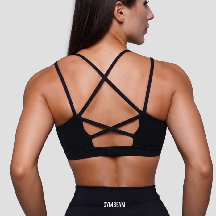 Športová podprsenka FIT Black - GymBeam S