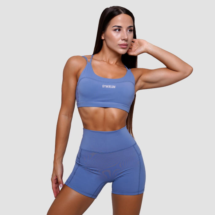 Športová podprsenka FIT Steel Blue - GymBeam S
