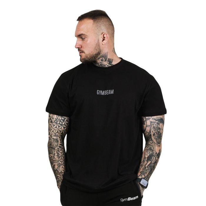 Tričko FIT Black - GymBeam L