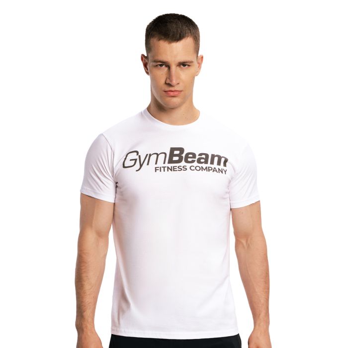 Tričko Fitness White - GymBeam XL