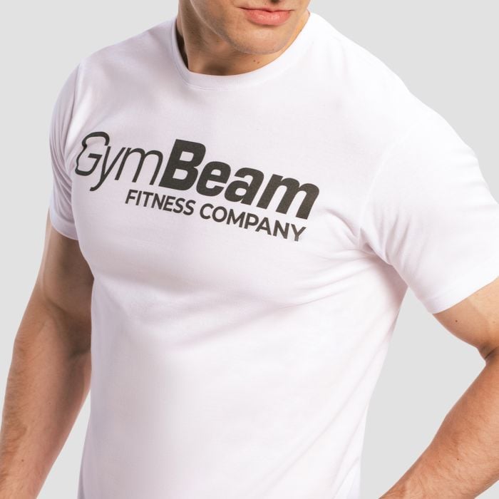 Tričko Fitness White - GymBeam XL