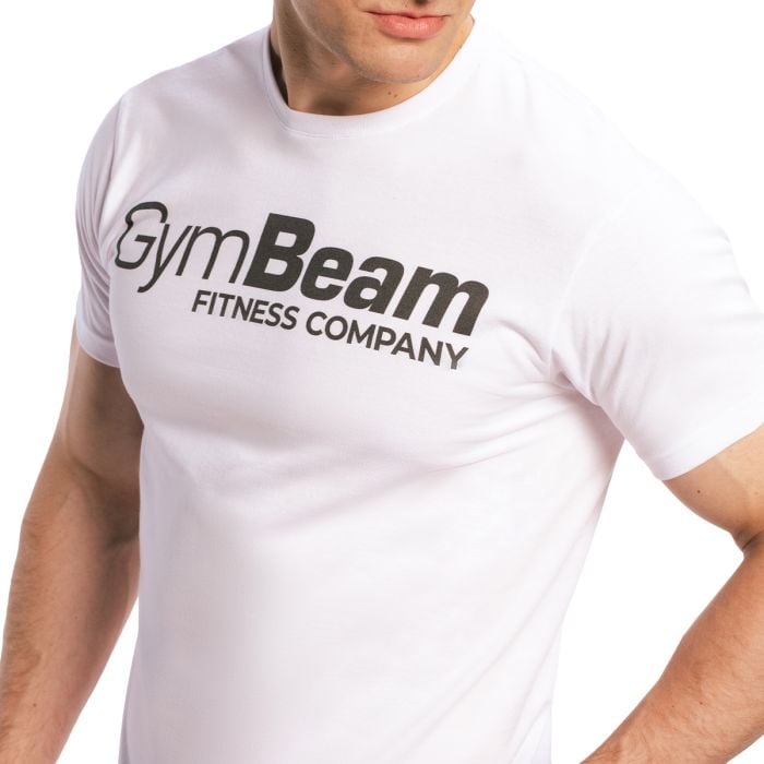 Tričko Fitness White - GymBeam XL