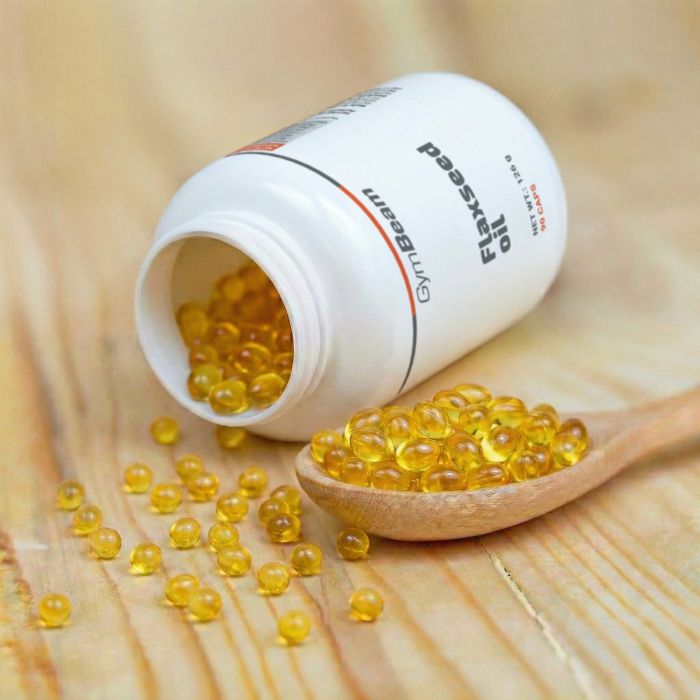Flaxseed oil - GymBeam 90 kaps.