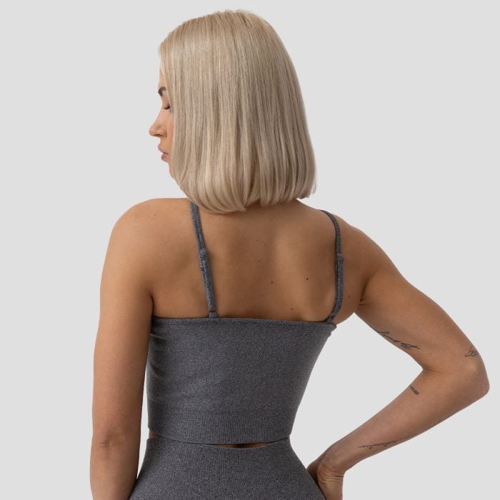 Športová podprsenka Halter FLO Grey - GymBeam L