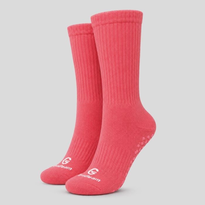 GymBeam Funkčné ponožky Crew Pink  M