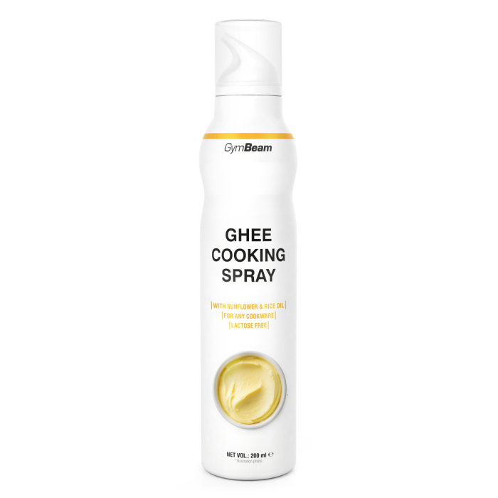 Ghee sprej na varenie - GymBeam 200 ml
