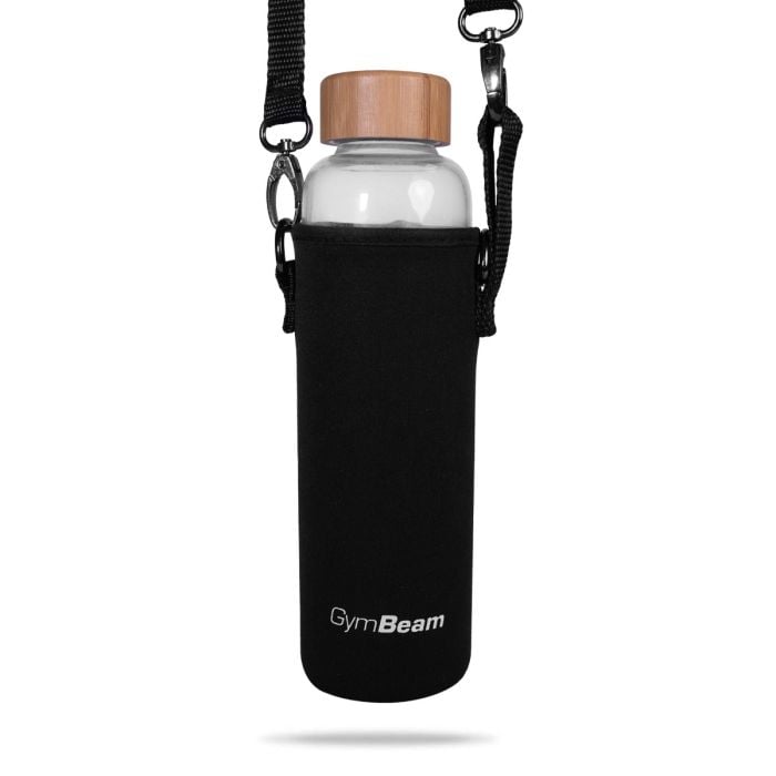 Sklenená fľaša Bamboo 600 ml - GymBeam single_variant