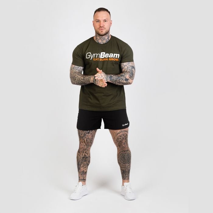 Tričko Grow Military Green - GymBeam XL