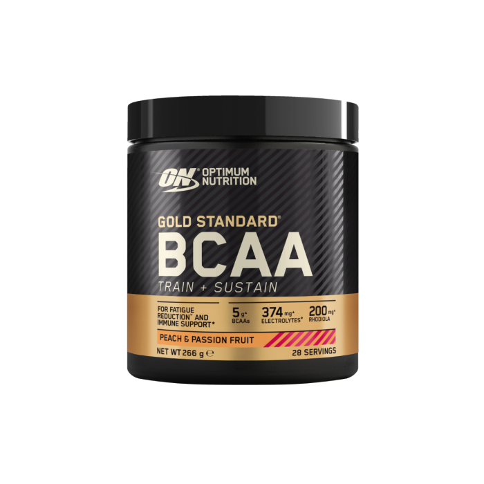 Optimum Nutrition Gold Standard BCAA Train Sustain broskyňa marakuja