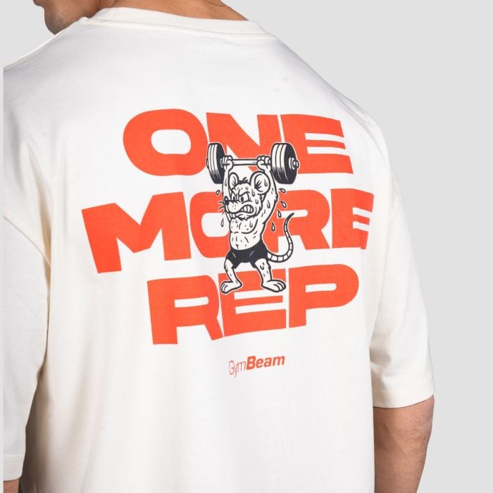 Tričko GymRat Cream - GymBeam L
