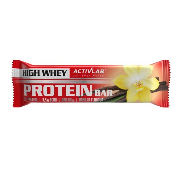 ActivLab Proteínová tyčinka High Whey 24 x 80 g vanilka