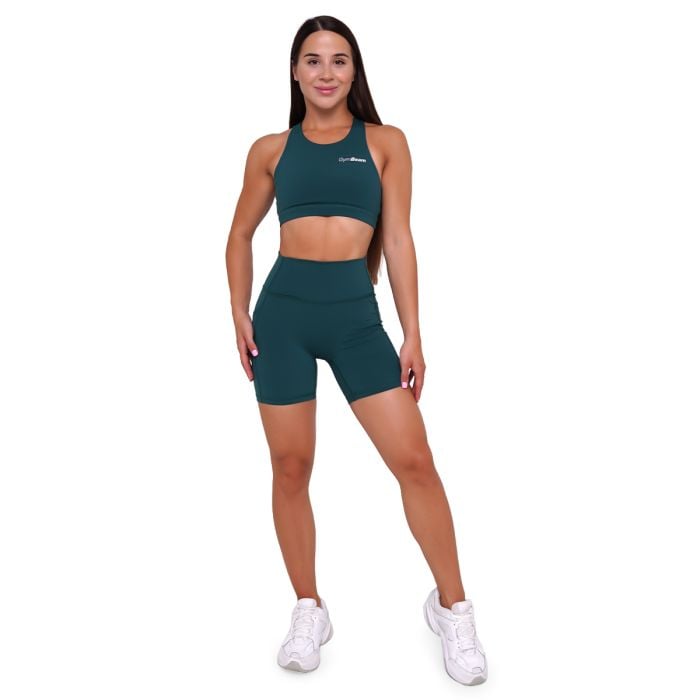 Športová podprsenka Ignite Dark Green - GymBeam S