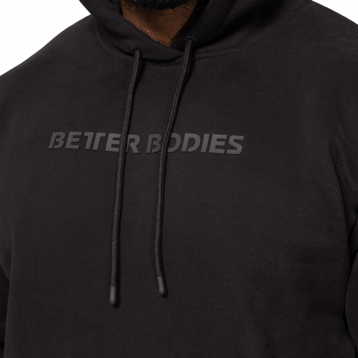 Pánska mikina Logo Hoodie Black - Better Bodies M