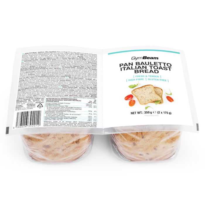Taliansky toastový chlieb - GymBeam 350 g