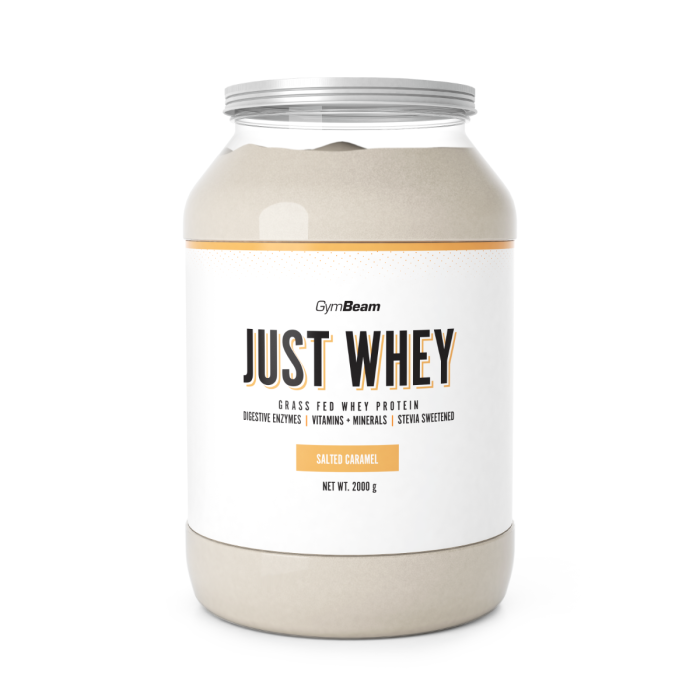 Just Whey Grass-Fed Proteín – GymBeam 1000 g - čokoládový milkshake - 00