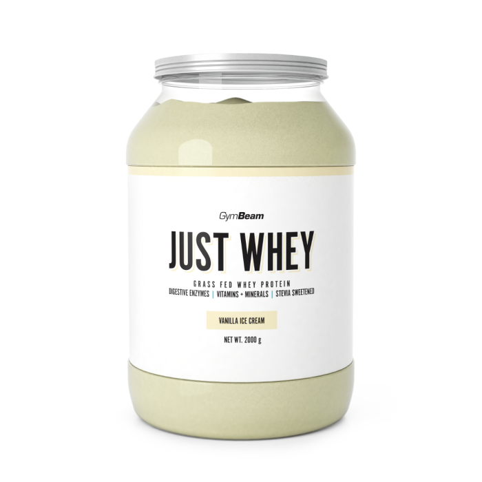 Just Whey Grass-Fed Proteín – GymBeam 1000 g - čokoládový milkshake - 00