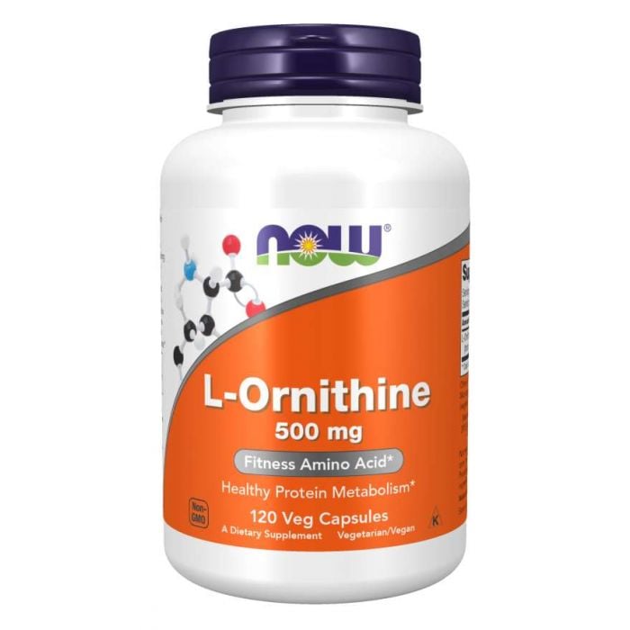 L-Ornitín 500 mg - NOW Foods