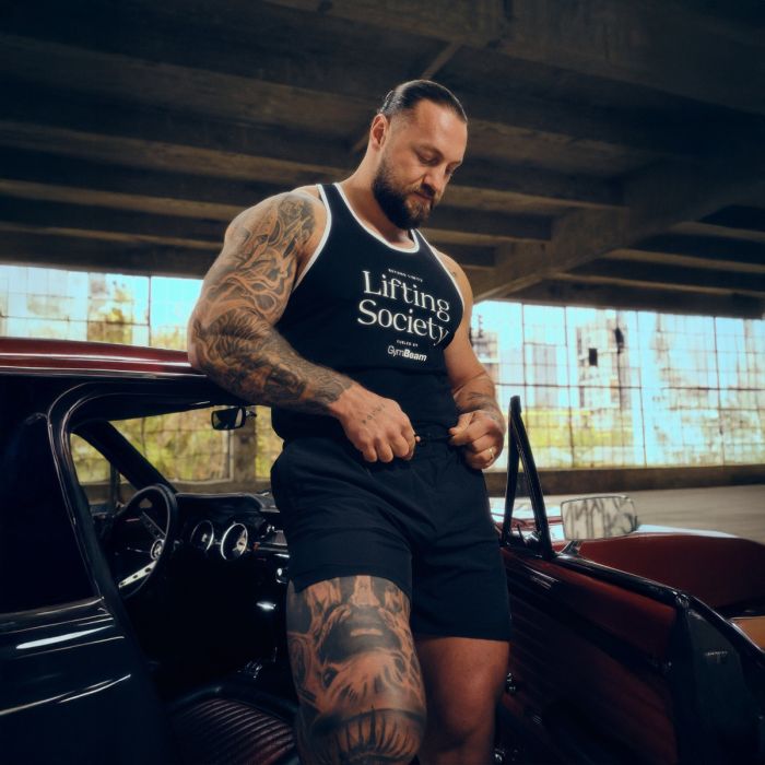 Tielko Lifting Society Black - GymBeam XXL