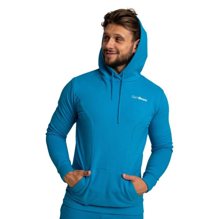 Mikina Limitless Hoodie Aquamarine - GymBeam S