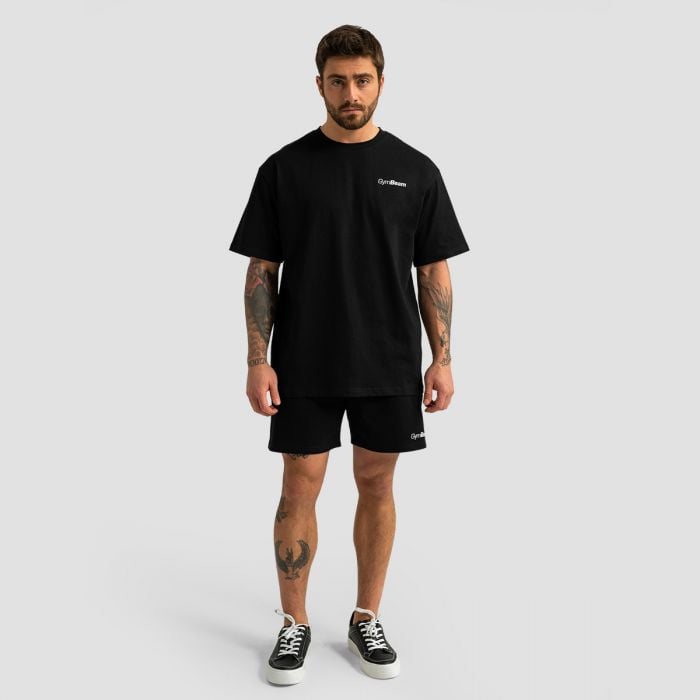 Tričko Oversized Limitless Black - GymBeam L