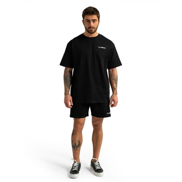 Tričko Oversized Limitless Black - GymBeam L