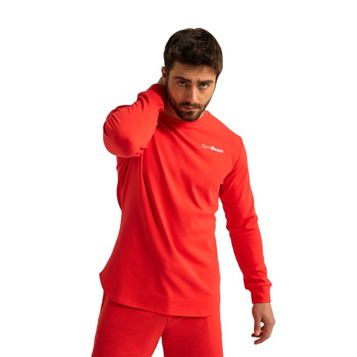 Mikina Limitless Hot Red - GymBeam L