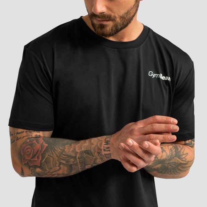 Pánske športové tričko Limitless Black - GymBeam XXXL
