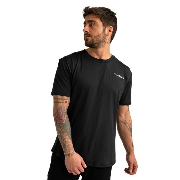Pánske športové tričko Limitless Black - GymBeam XXXL