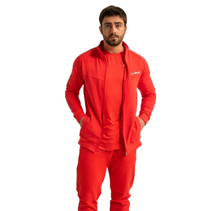 Pánske športové tričko Limitless Hot Red - GymBeam XL