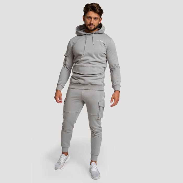 Mikina TRN Hoodie Grey - GymBeam L