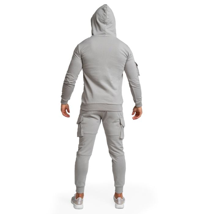 Mikina TRN Hoodie Grey - GymBeam L