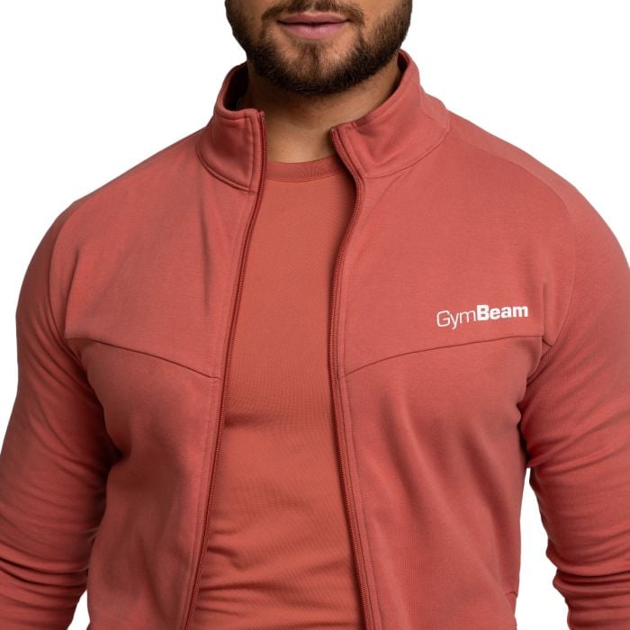 Mikina so zipsom Limitless Cinnamon - GymBeam XXXL