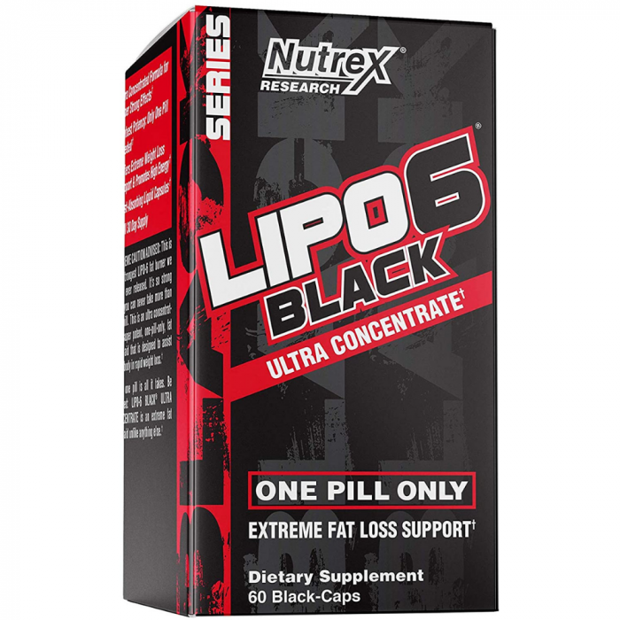 Nutrex Lipo 6 Black 60 tabliet bez príchute