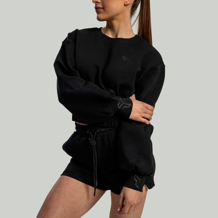 Dámska mikina Lunar Cropped Black - STRIX M