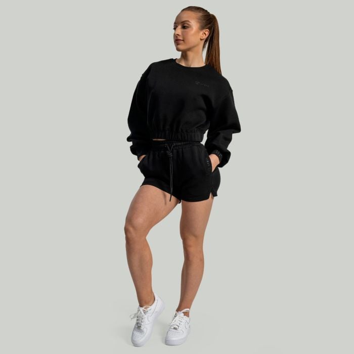 Dámska mikina Lunar Cropped Black - STRIX M