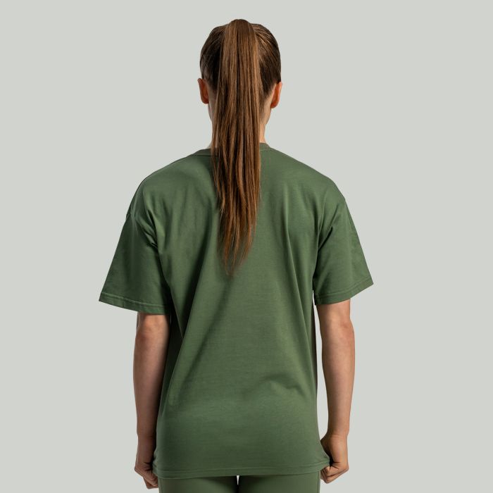 Dámske tričko Lunar Oversized Cedar Green - STRIX S