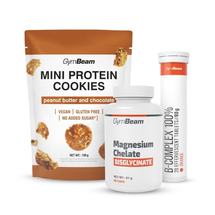 Magnézium chelát (bisglycinát) - GymBeam + darčeky 180 kaps.