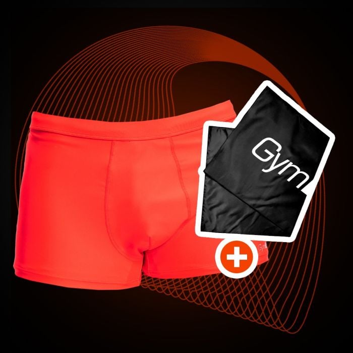 GymBeam Pánske plavecké šortky Pro Red  S
