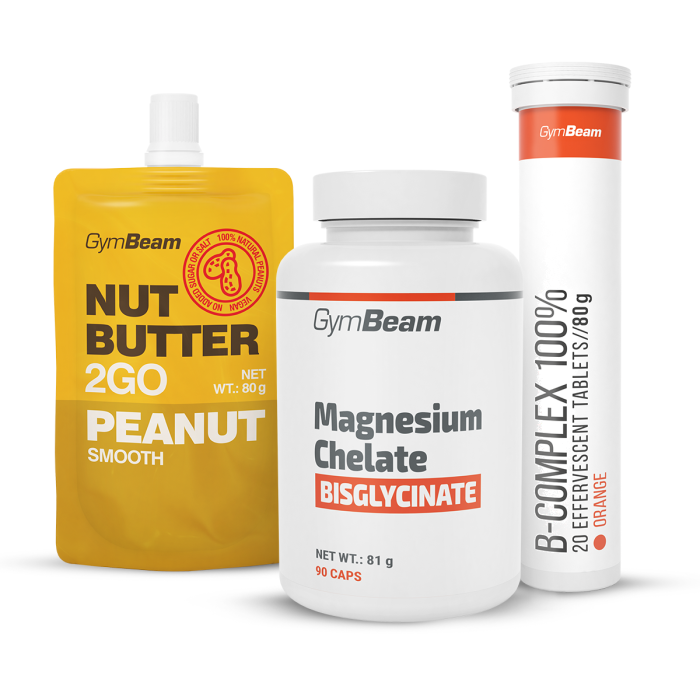 Magnézium chelát (bisglycinát) - GymBeam + darčeky 180 kaps.