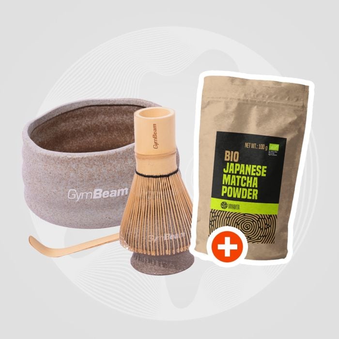 GymBeam Matcha čajová súprava