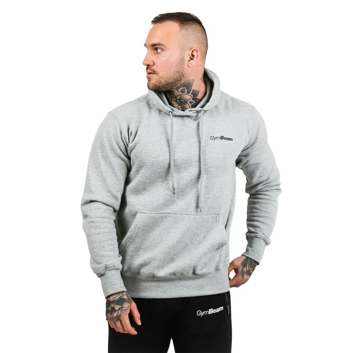 Mikina Athlete Grey Black - GymBeam XL