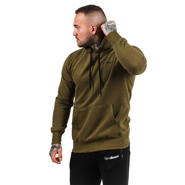 Mikina Athlete Military Green Black - GymBeam M