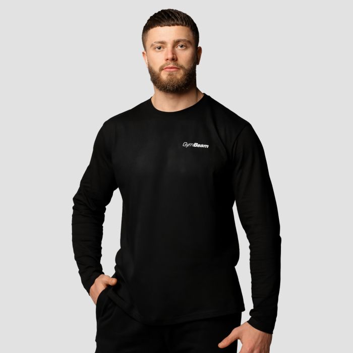E-shop GymBeam Tričko s dlhým rukávom Basic Black