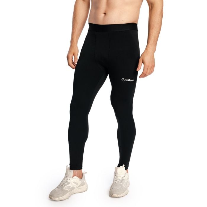 Pánske legíny Combat Black - GymBeam L