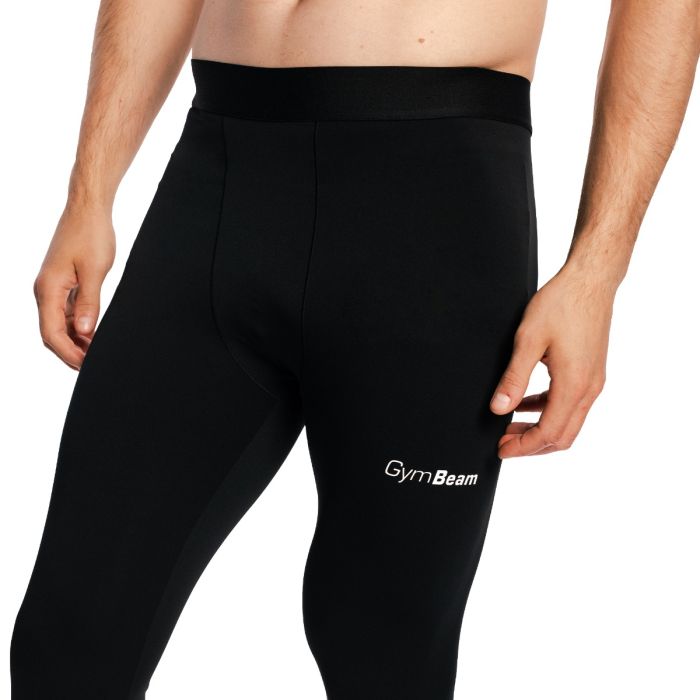 Pánske legíny Combat Black - GymBeam L