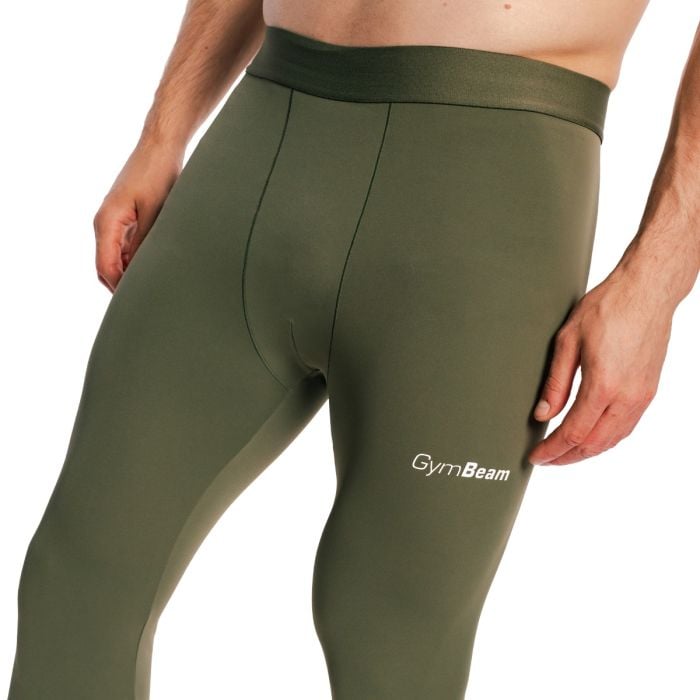 Pánske legíny Combat Olive Grey - GymBeam XL