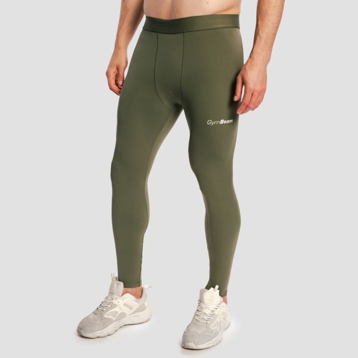 Pánske legíny Combat Olive Grey - GymBeam XL