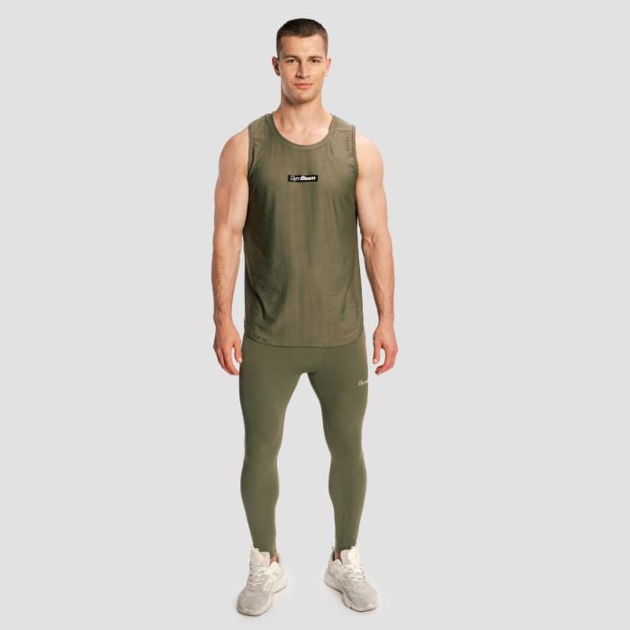 Pánske legíny Combat Olive Grey - GymBeam XL