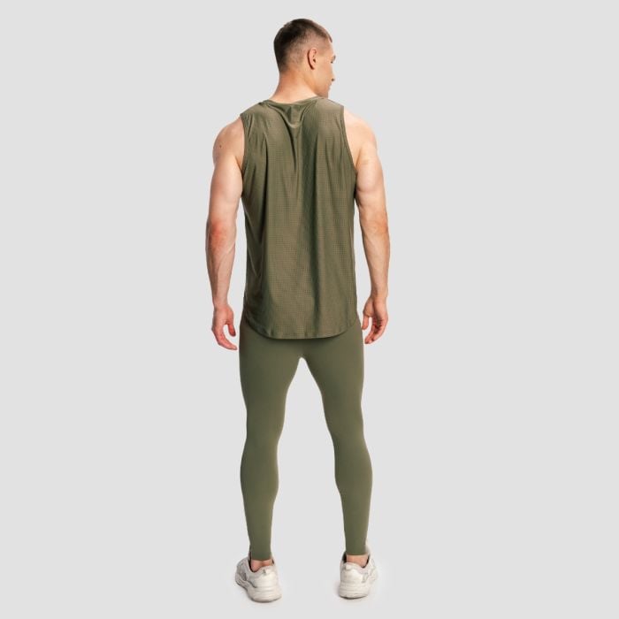 Pánske legíny Combat Olive Grey - GymBeam XL